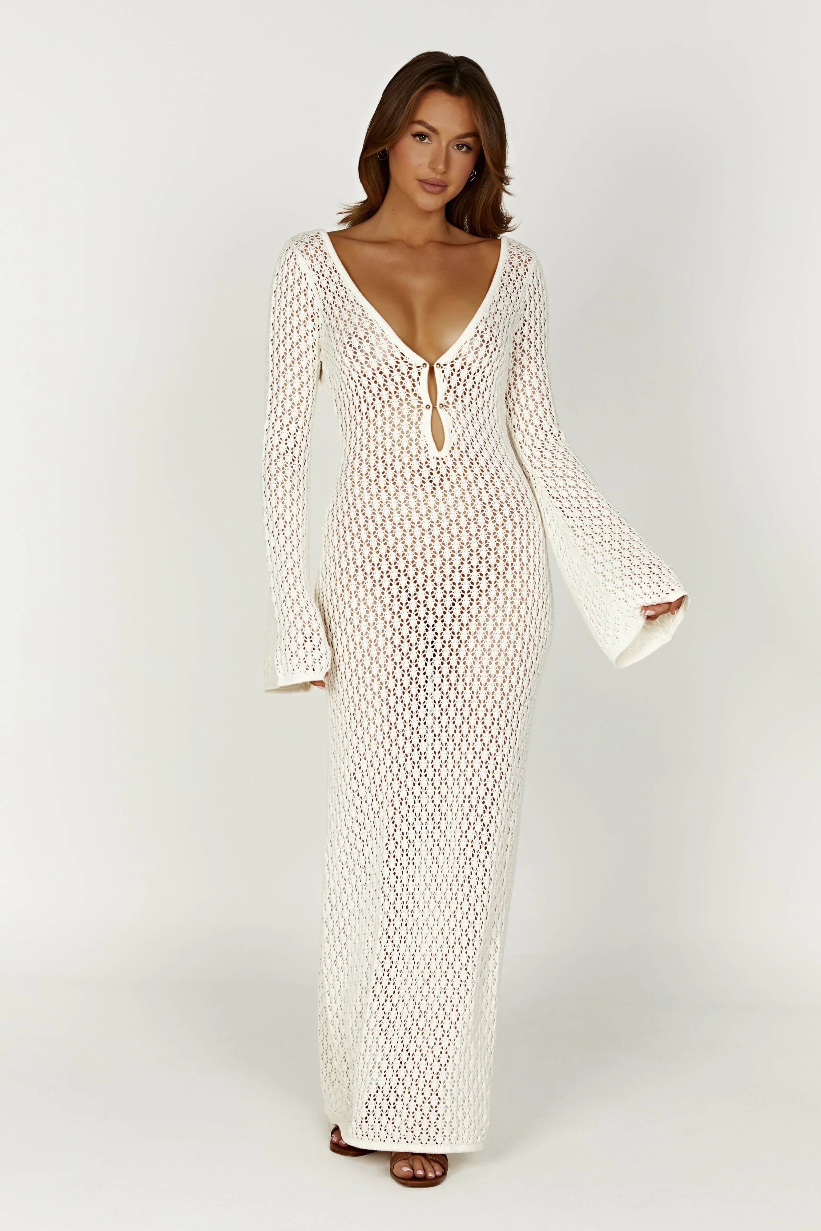Luna Shore Dress | Biały